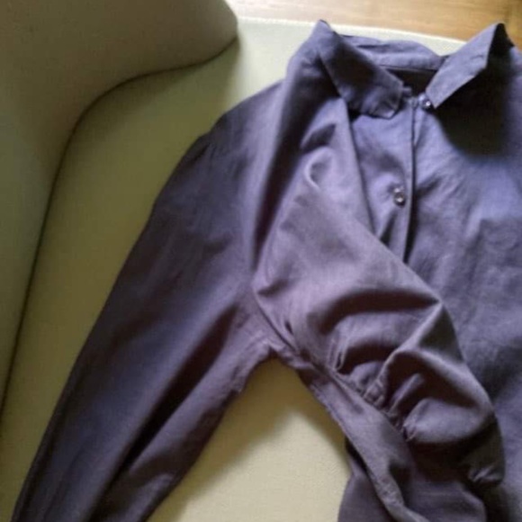 Vivienne Westwood Anglomania Button Down Navy Dress/Shirt Size M - Picture 13 of 16